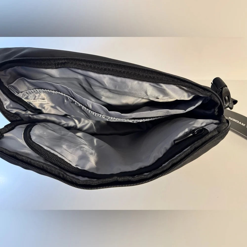 Mark Ryden Harvey Leather Waterproof Multifunctional Messenger Bag Black Mens
